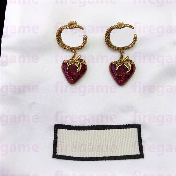 luxury strawberry ear stud womens charm elegant earrings vintage brass s925 studs birthday gift, Golden;silver
luxury strawberry ear stud womens charm elegant earrings vintage brass s925 studs birthday gift, Golden;silver