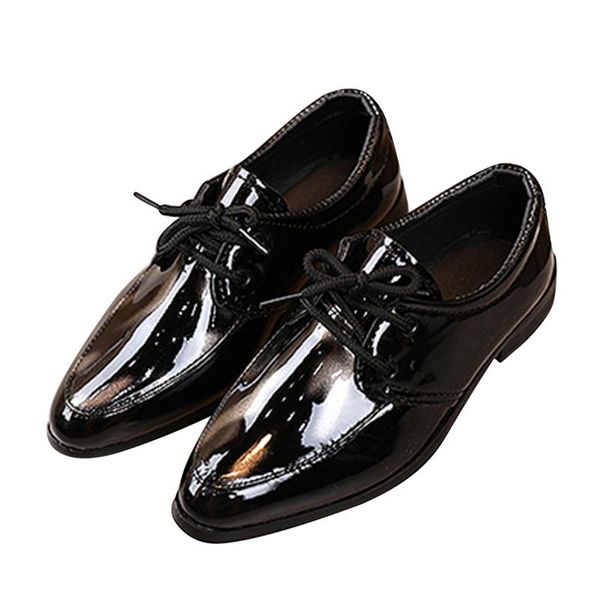 sandals children boys non-slip soft bottom british style performance leather shoes student suit pointed (23-36 code), Black
sandals children boys non-slip soft bottom british style performance leather shoes student suit pointed (23-36 code), Black