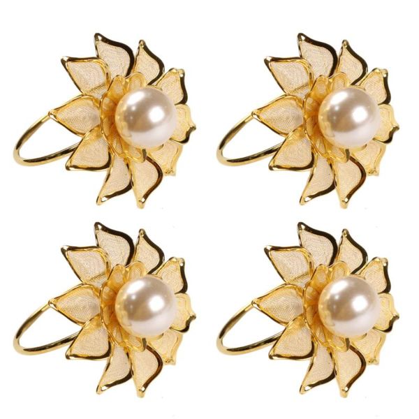 4pcs golden elegant floral napkin rings sparkling artificial pearl buckles dinning table holders setting decoratio
4pcs golden elegant floral napkin rings sparkling artificial pearl buckles dinning table holders setting decoratio