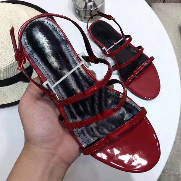 70% off wholesale sandals flip-flops summer new flat women's sandal luxury branded genuine leather narrow band metal decoration buckle, Black
70% off wholesale sandals flip-flops summer new flat women's sandal luxury branded genuine leather narrow band metal decoration buckle, Black