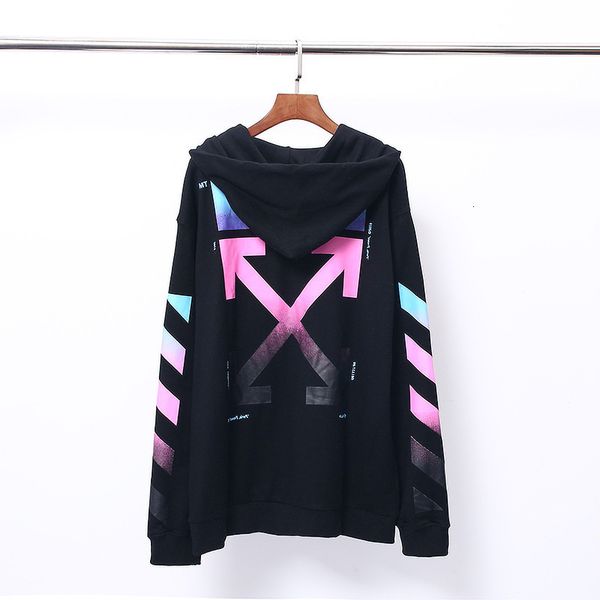 cross cut off style gradient men's and women's casual hoodie european large loose pullover, Black
cross cut off style gradient men's and women's casual hoodie european large loose pullover, Black