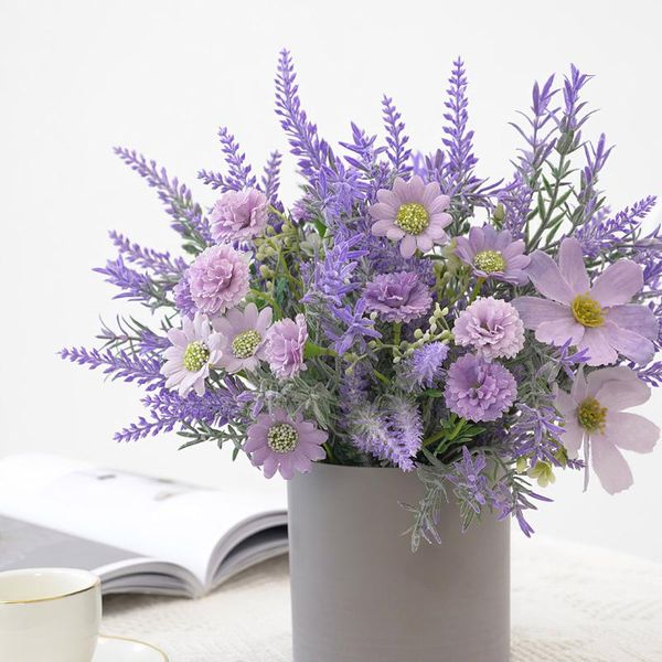 decorative flowers & wreaths 1 bouquet provence lavender artificial flower for home decor grain fake plant silk
decorative flowers & wreaths 1 bouquet provence lavender artificial flower for home decor grain fake plant silk