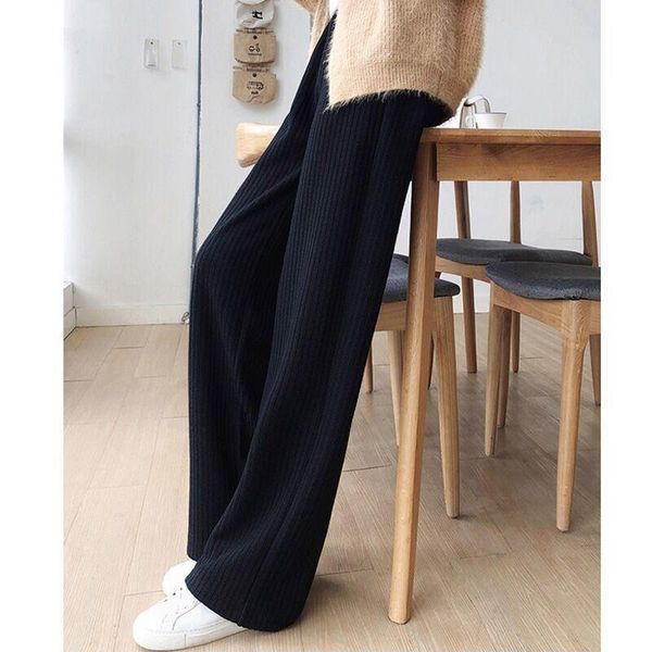 plush / non wide leg pants women's autumn and winter leisure sports floor dragging & capris, Black;white
plush / non wide leg pants women's autumn and winter leisure sports floor dragging & capris, Black;white