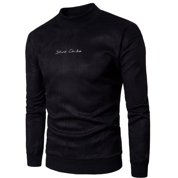 mens hoodie solid colors casual thickened suede embroidery stand collar pullover long sleeves fashion sweatshirt for men, Black
mens hoodie solid colors casual thickened suede embroidery stand collar pullover long sleeves fashion sweatshirt for men, Black
