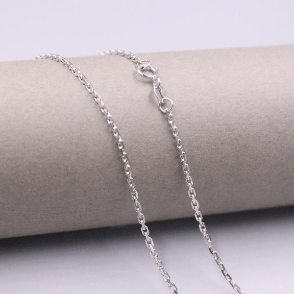chains au750 real 18k white gold chain neckalce for women female 1.8mm cable choker necklace 22''l gift, Silver
chains au750 real 18k white gold chain neckalce for women female 1.8mm cable choker necklace 22''l gift, Silver
