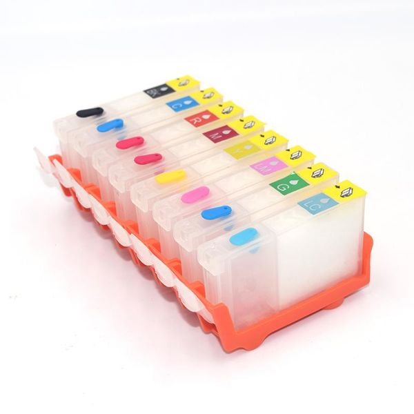 ink cartridges 8colors cli-8 cli8 refillable and arc auto-reset chips compatible for canon pro9000 pro 9000 printer
ink cartridges 8colors cli-8 cli8 refillable and arc auto-reset chips compatible for canon pro9000 pro 9000 printer