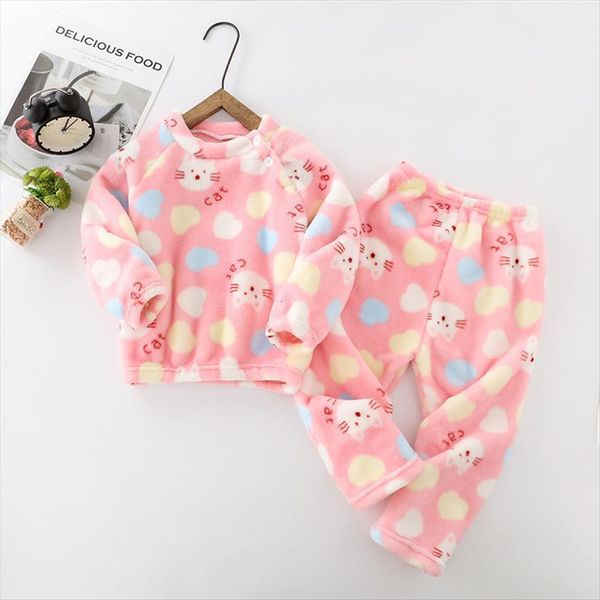 winter clothing children flannel home service suit thickening boys and girls baby pajamas christmas two piece, White
winter clothing children flannel home service suit thickening boys and girls baby pajamas christmas two piece, White
