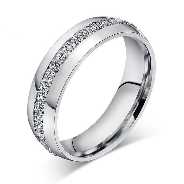 fashion one row crystal rings for women gold /silver color stainless steel wedding jewelry cluster, Golden;silver
fashion one row crystal rings for women gold /silver color stainless steel wedding jewelry cluster, Golden;silver