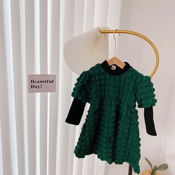 girl's dresses autumn children kids long sleeve o neck princess party girls pleated patchwork dress vestidos, Red;yellow
girl's dresses autumn children kids long sleeve o neck princess party girls pleated patchwork dress vestidos, Red;yellow