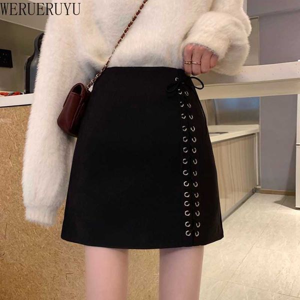 werueruyu women skirt autumn and winter harajuku thickened woolen plaid retro skirt female cute japanese kawaii skirts 210608, Black
werueruyu women skirt autumn and winter harajuku thickened woolen plaid retro skirt female cute japanese kawaii skirts 210608, Black