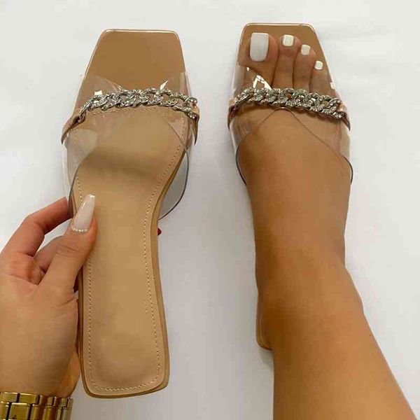 sandals fashion chain women slippers summer peep toe high heels ladies shoes metal heel pvc slides woman party black y5ds
sandals fashion chain women slippers summer peep toe high heels ladies shoes metal heel pvc slides woman party black y5ds