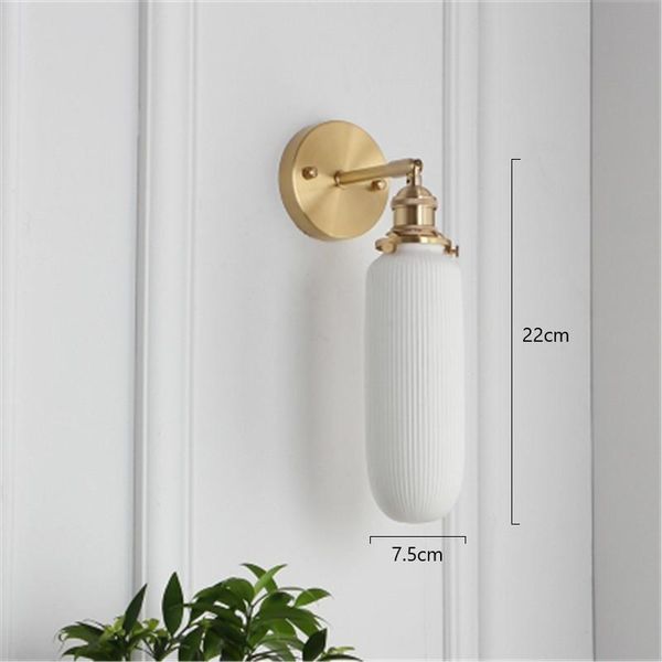 white porcelain led wall lamp nordic retro brass bedroom bedside aisle wandlamp translucent ceramics bathroom light fixture
white porcelain led wall lamp nordic retro brass bedroom bedside aisle wandlamp translucent ceramics bathroom light fixture