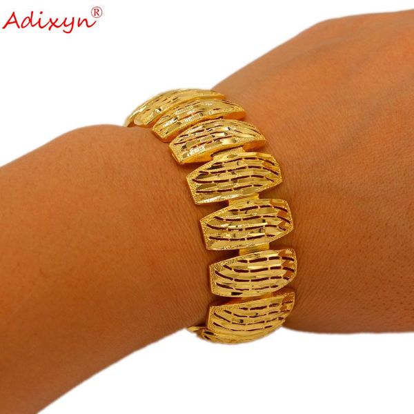 link, chain adixyn width ethiopian dubai gold color couple bracelet for women men jewelry african arab party wedding gifts n101411, Black
link, chain adixyn width ethiopian dubai gold color couple bracelet for women men jewelry african arab party wedding gifts n101411, Black