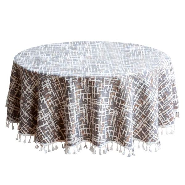 dustproof dining room table decor elegant with tassel cotton linen round tablecloth wrinkle-proof restaurant el party cloth
dustproof dining room table decor elegant with tassel cotton linen round tablecloth wrinkle-proof restaurant el party cloth