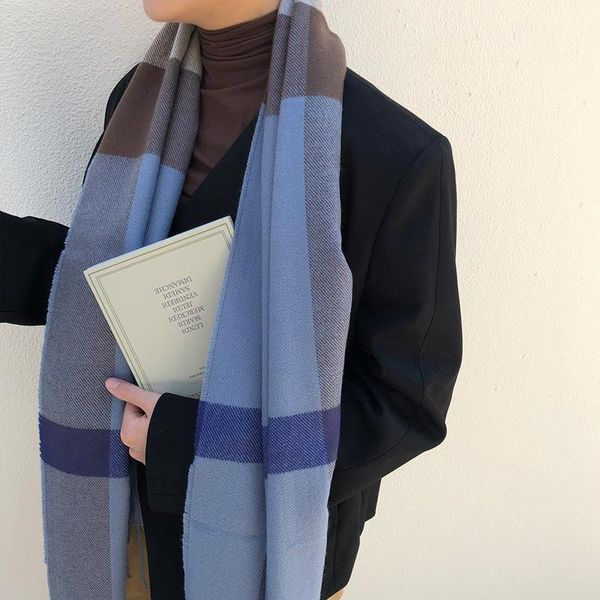 winter korean shawls soft blues fashion scarves men's and women's general style, Blue;gray
winter korean shawls soft blues fashion scarves men's and women's general style, Blue;gray