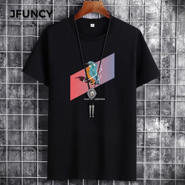 men's t-shirts jfuncy 2021 summer cotton t-shirt men loose plus size street handsome short sleeve, White;black
men's t-shirts jfuncy 2021 summer cotton t-shirt men loose plus size street handsome short sleeve, White;black