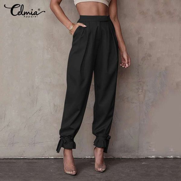 capris celmia women 2021 high waist fashion satin silk harem pants casual office lady solid trousers bandage pleated pantalon 5xl, Black;white
capris celmia women 2021 high waist fashion satin silk harem pants casual office lady solid trousers bandage pleated pantalon 5xl, Black;white