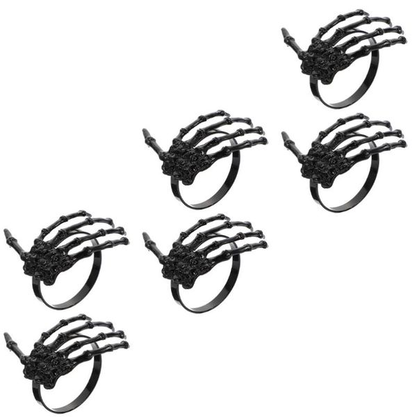 napkin rings 6pcs ghost hand ring buckles creative for home