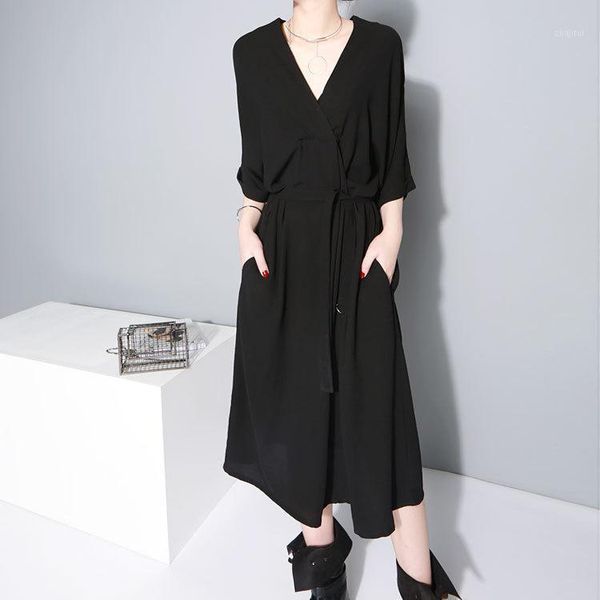 women's summer style loose v-neck belt waist tied dress 2 colors in 242 two piece, White
women's summer style loose v-neck belt waist tied dress 2 colors in 242 two piece, White