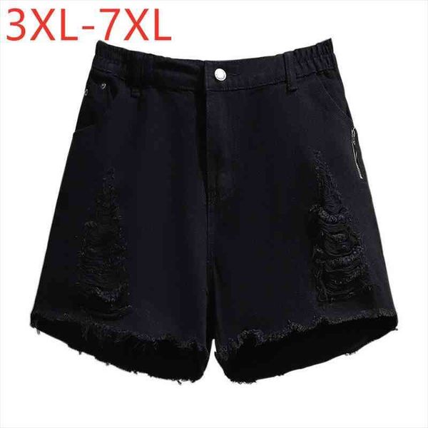 summer plus size jeans large womens short loose cotton wide leg pocket hole denim 3xl 4xl 6xl 7xl, White;black
summer plus size jeans large womens short loose cotton wide leg pocket hole denim 3xl 4xl 6xl 7xl, White;black