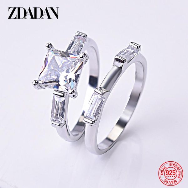 cluster rings zdadan 925 silver square cz stackable finger for women wedding statement jewelry, Golden;silver
cluster rings zdadan 925 silver square cz stackable finger for women wedding statement jewelry, Golden;silver
