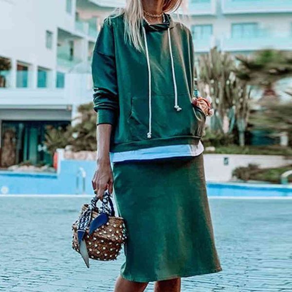 dresses autumn winter fashion casual two piece sets women elegant hooded pullover and mini skirt suit ladies solid drawstring sweatshirt f9, Black;gray
dresses autumn winter fashion casual two piece sets women elegant hooded pullover and mini skirt suit ladies solid drawstring sweatshirt f9, Black;gray
