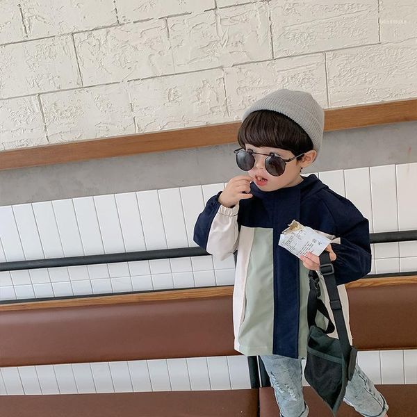 spring autumn boys fashion patchwork hooded outdoor jackets kids children loose casual outwears coats1, Blue;gray
spring autumn boys fashion patchwork hooded outdoor jackets kids children loose casual outwears coats1, Blue;gray