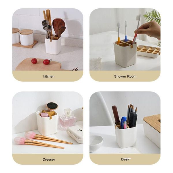 hooks & rails bamboo toothbrush holder with grid, solid color multifunctional organizer for pens/ forks/ spoons bathroom
hooks & rails bamboo toothbrush holder with grid, solid color multifunctional organizer for pens/ forks/ spoons bathroom