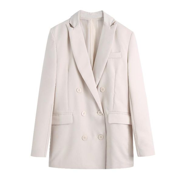 women's suits & blazers the united states wind in spring of 2021 clothing wholesale double-breasted suit coat 1384, White;black
women's suits & blazers the united states wind in spring of 2021 clothing wholesale double-breasted suit coat 1384, White;black