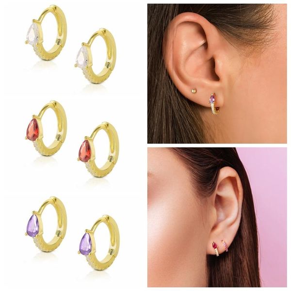 hoop & huggie canner rose red purple green color water drops earrings for women 925 sterling silver hoops pendientes fine jewelry, Golden;silver
hoop & huggie canner rose red purple green color water drops earrings for women 925 sterling silver hoops pendientes fine jewelry, Golden;silver