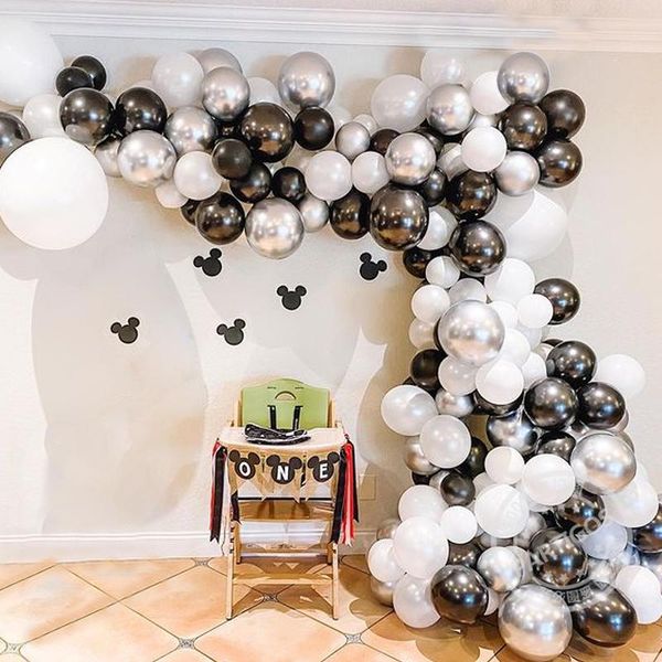 party decoration 125pcs metallic black silver white balloon garland set latex globos wedding birthday baby shower decorations kids supplies
party decoration 125pcs metallic black silver white balloon garland set latex globos wedding birthday baby shower decorations kids supplies