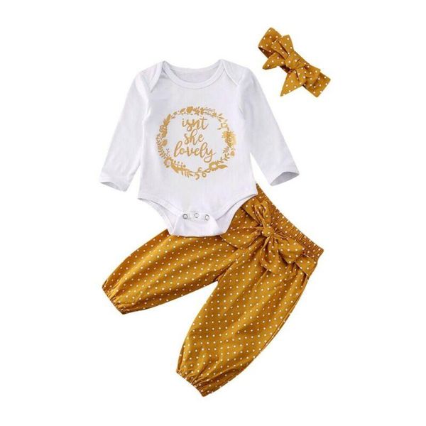 baby & children's born girl romper bodysuit playsuit pants headband outfits set clothes clothing sets, White
baby & children's born girl romper bodysuit playsuit pants headband outfits set clothes clothing sets, White