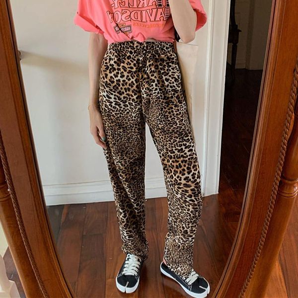 women's pants & capris leopard print women vintage elastic high waist casual loose spring summer trousers female pantalon femme, Black;white
women's pants & capris leopard print women vintage elastic high waist casual loose spring summer trousers female pantalon femme, Black;white