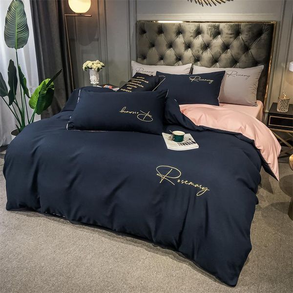 bedding sets simple set pillowcase duvet cover bed linens fitted sheet single king size embroidered quilt bedclothes
bedding sets simple set pillowcase duvet cover bed linens fitted sheet single king size embroidered quilt bedclothes