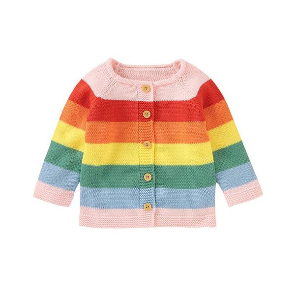 pullover baby girls rainbow sweaters autumn winter kids colorful knitwear children clothes, Blue
pullover baby girls rainbow sweaters autumn winter kids colorful knitwear children clothes, Blue