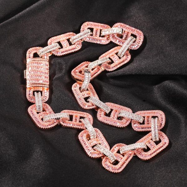 bangle hip hop pig nose cuba chain necklace 15mm copper micro inlaid zircon clavicle rap men's accessories, Black
bangle hip hop pig nose cuba chain necklace 15mm copper micro inlaid zircon clavicle rap men's accessories, Black