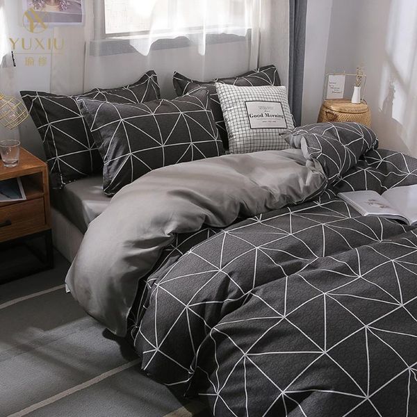 bedding sets classic gray duvet cover flat sheet bed linens quilt covers linen king double single size
bedding sets classic gray duvet cover flat sheet bed linens quilt covers linen king double single size