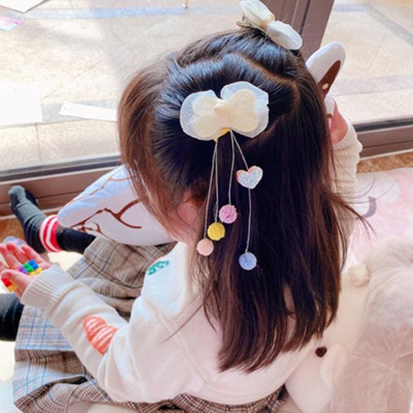 hair clips 1pair organza glitter net yarn bow love ball tassel hairpin children's side clip accessories
hair clips 1pair organza glitter net yarn bow love ball tassel hairpin children's side clip accessories