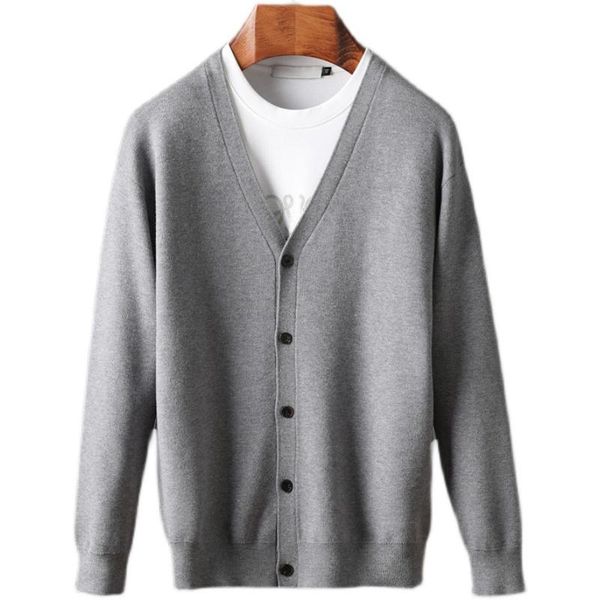 men's sweaters 2021 cashmere woolen cardigan men fashion v-neck mens sweater knitted long sleeve casual sweatercoats outwear, White;black
men's sweaters 2021 cashmere woolen cardigan men fashion v-neck mens sweater knitted long sleeve casual sweatercoats outwear, White;black