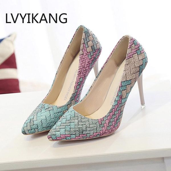 dress shoes pointed high heels thin pumps women spring autumn shallow mixed colors slip-on party ladies, Black
dress shoes pointed high heels thin pumps women spring autumn shallow mixed colors slip-on party ladies, Black