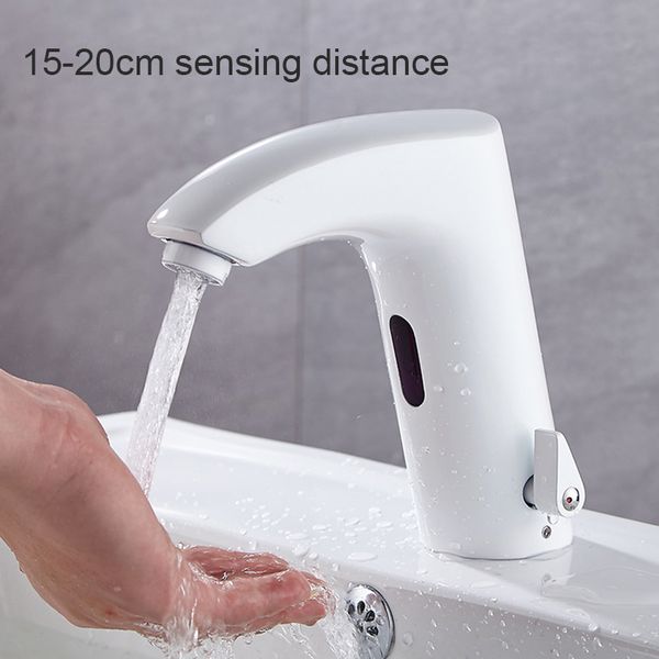 bathroom sink faucets basin white smart sensor automatic infrared hands tap cold water saving inductive electric mixer a6ie
bathroom sink faucets basin white smart sensor automatic infrared hands tap cold water saving inductive electric mixer a6ie