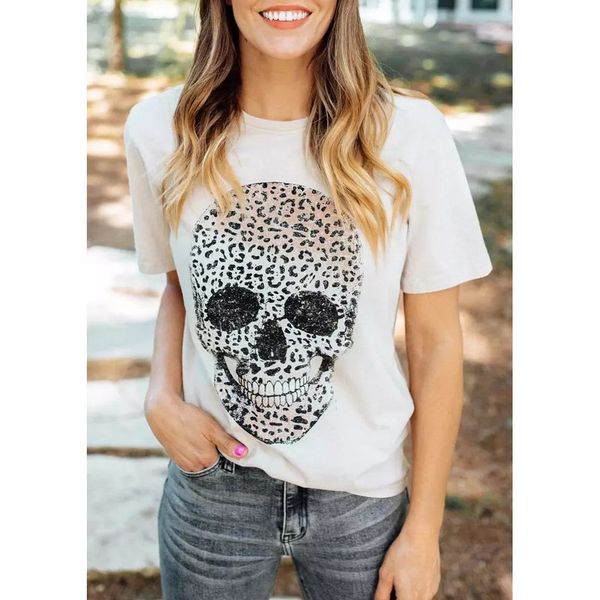 black and white skull print women is fashion word 3d printing short slim-fit t-shirt summer casual round neck short short-sleeved t-shirt
black and white skull print women is fashion word 3d printing short slim-fit t-shirt summer casual round neck short short-sleeved t-shirt