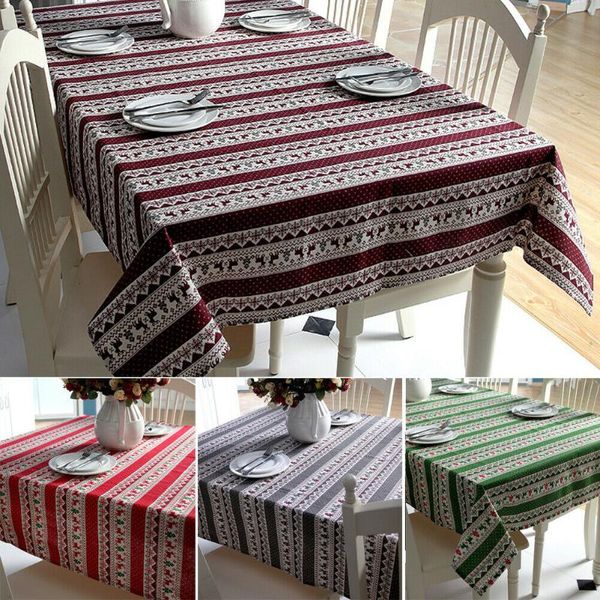 140x220cm christmas elk table clothes covers snowflake pine tree thick cloth
140x220cm christmas elk table clothes covers snowflake pine tree thick cloth