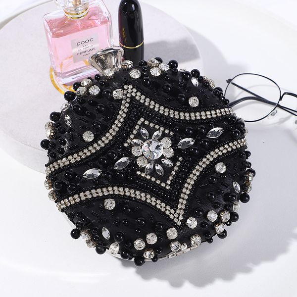 fashion evening bag diansheng's lock style dinner women's luxury box type diamond temperament
fashion evening bag diansheng's lock style dinner women's luxury box type diamond temperament