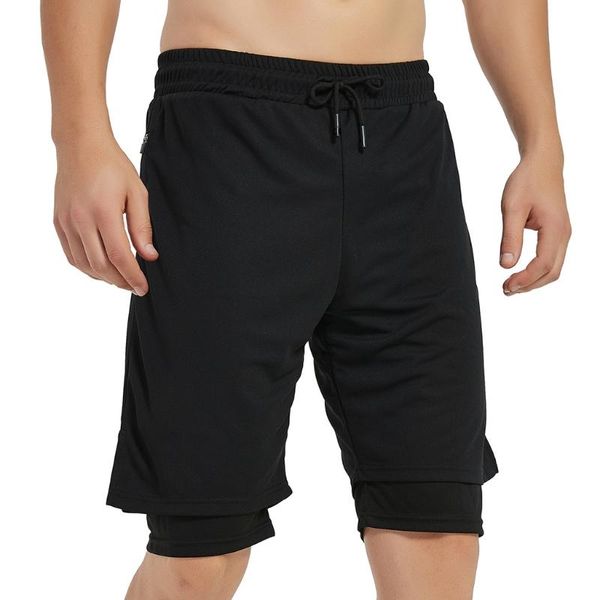 running shorts 2021 men 2 in 1 double-deck quick dry gym sport fitness jogging workout sports short pants, Black;blue
running shorts 2021 men 2 in 1 double-deck quick dry gym sport fitness jogging workout sports short pants, Black;blue