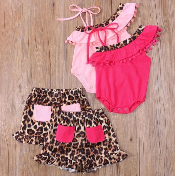 clothing sets summer girls casual two-piece clothes set shorts leopard print bandage pocket tassel decoration, White
clothing sets summer girls casual two-piece clothes set shorts leopard print bandage pocket tassel decoration, White