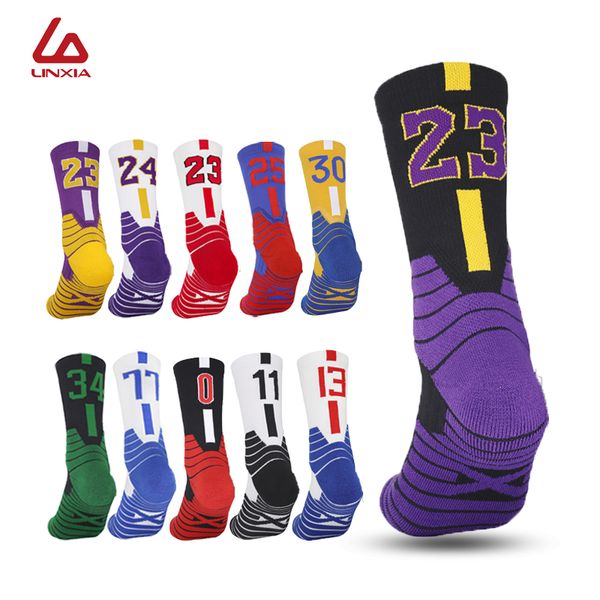 mens basketball socks number sports socks knee high thickened towel bottom cycling running child calcetines hombre socks, Black
mens basketball socks number sports socks knee high thickened towel bottom cycling running child calcetines hombre socks, Black