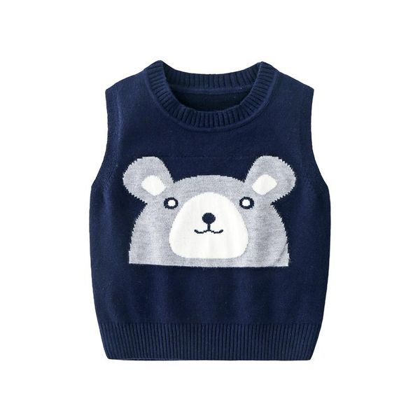 pullover autumn winter infants clothes knitted sweater vest cotton cartoon baby boys sleeveless children's outerwear, Blue
pullover autumn winter infants clothes knitted sweater vest cotton cartoon baby boys sleeveless children's outerwear, Blue