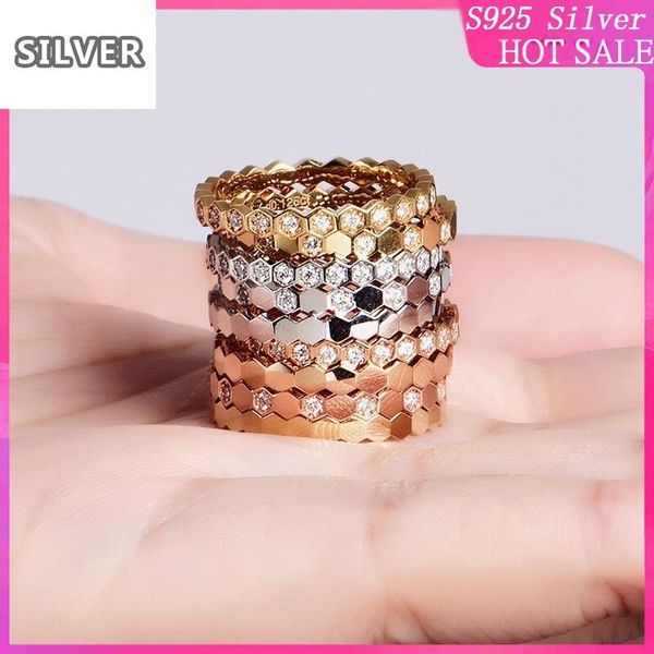 cluster rings 2021 arrivals 925 sterling silver honeycomb inlaid stone female ring set circle rose gold diamond for women, Golden;silver
cluster rings 2021 arrivals 925 sterling silver honeycomb inlaid stone female ring set circle rose gold diamond for women, Golden;silver
