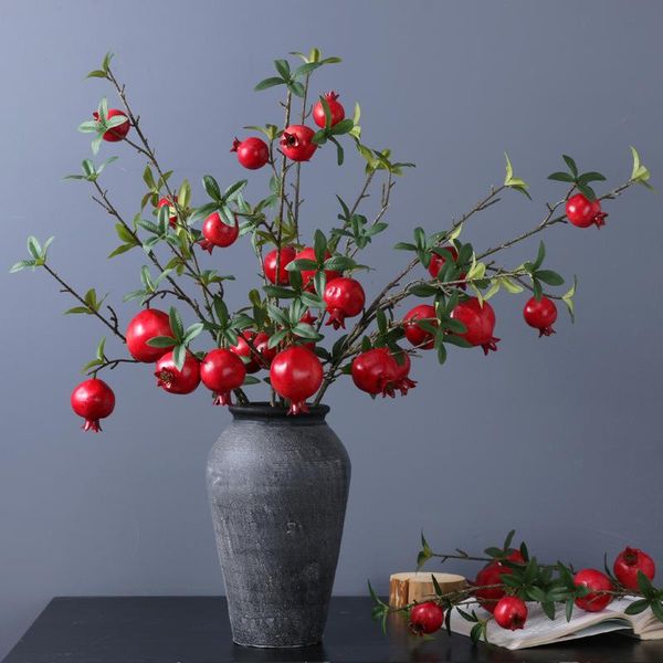86cm long stem artificial pomegranate fruit decoration flower art living room flowers 2pcs party
86cm long stem artificial pomegranate fruit decoration flower art living room flowers 2pcs party